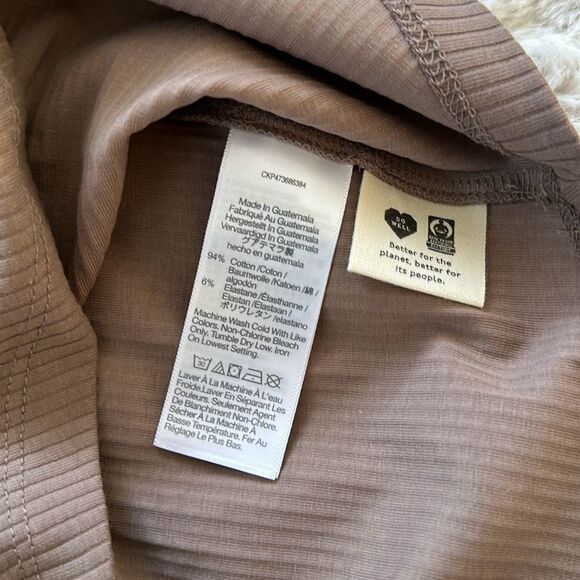 Madewell The Tailored Crop Tank in Sleekhold Size L - Picture 11 of 11